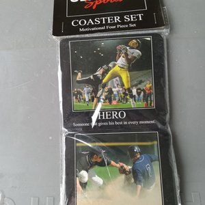 Sports Coaster Foursome